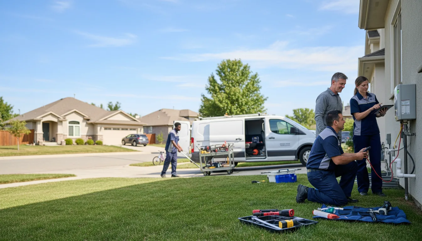 Tankless water heater service in South Milford, IN